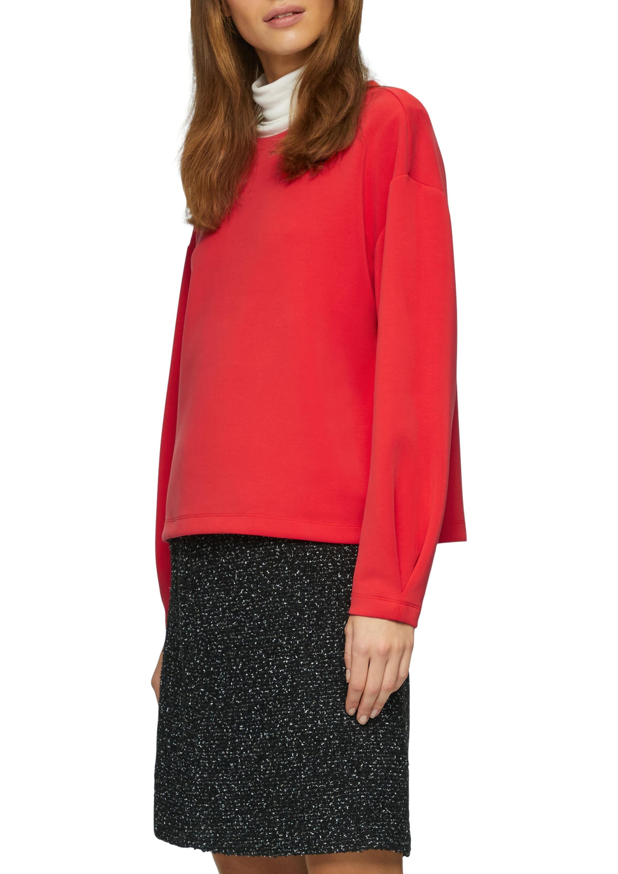 Sweatshirt aus Modalmix - 3090-RED - Rot