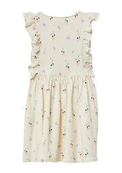 Jerseykleid Midi aus Baumwolle - 06A2-WHITE - Weiß