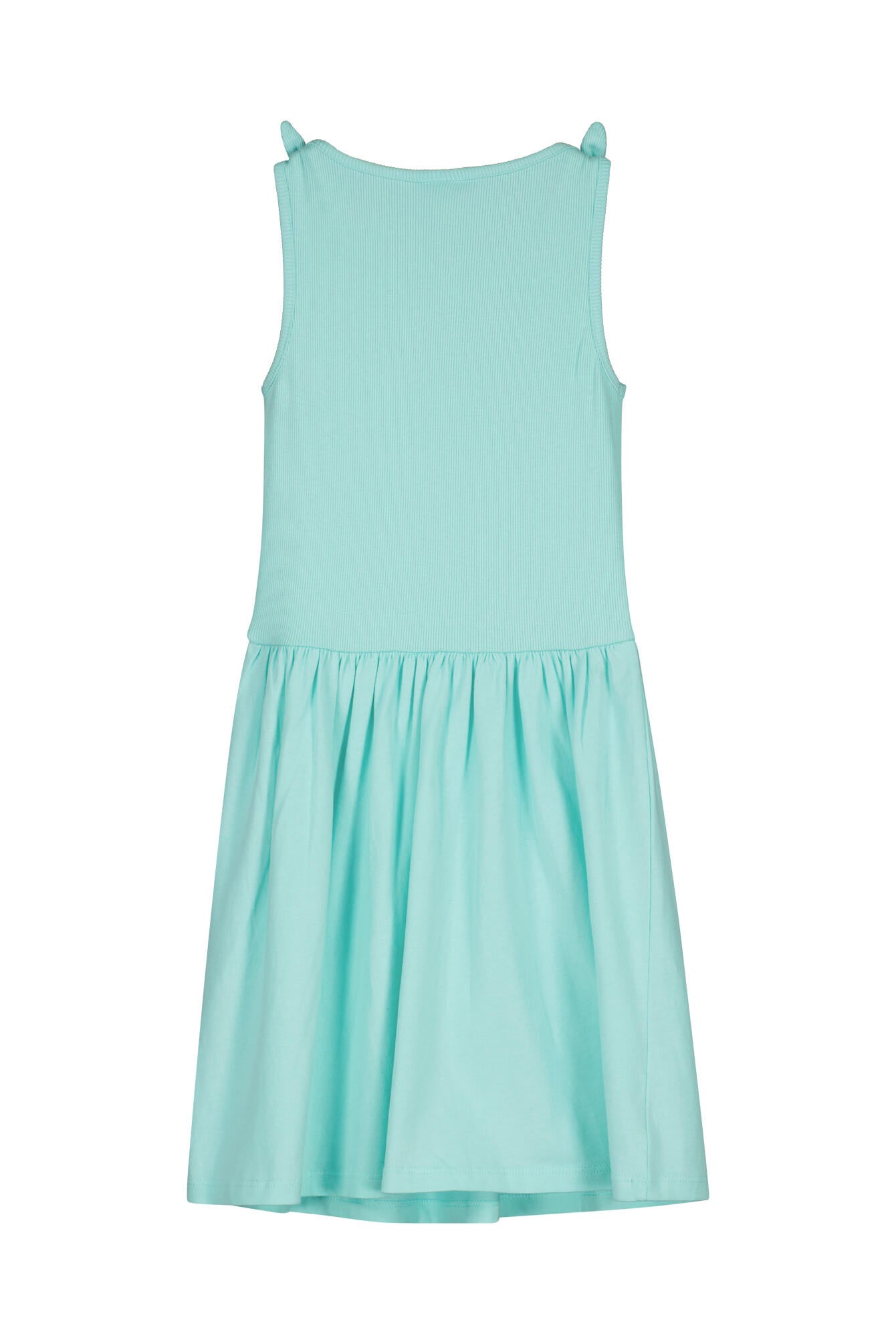 Sommerkleid Midi aus Baumwolle - 6115-BLUE GREEN - Türkis