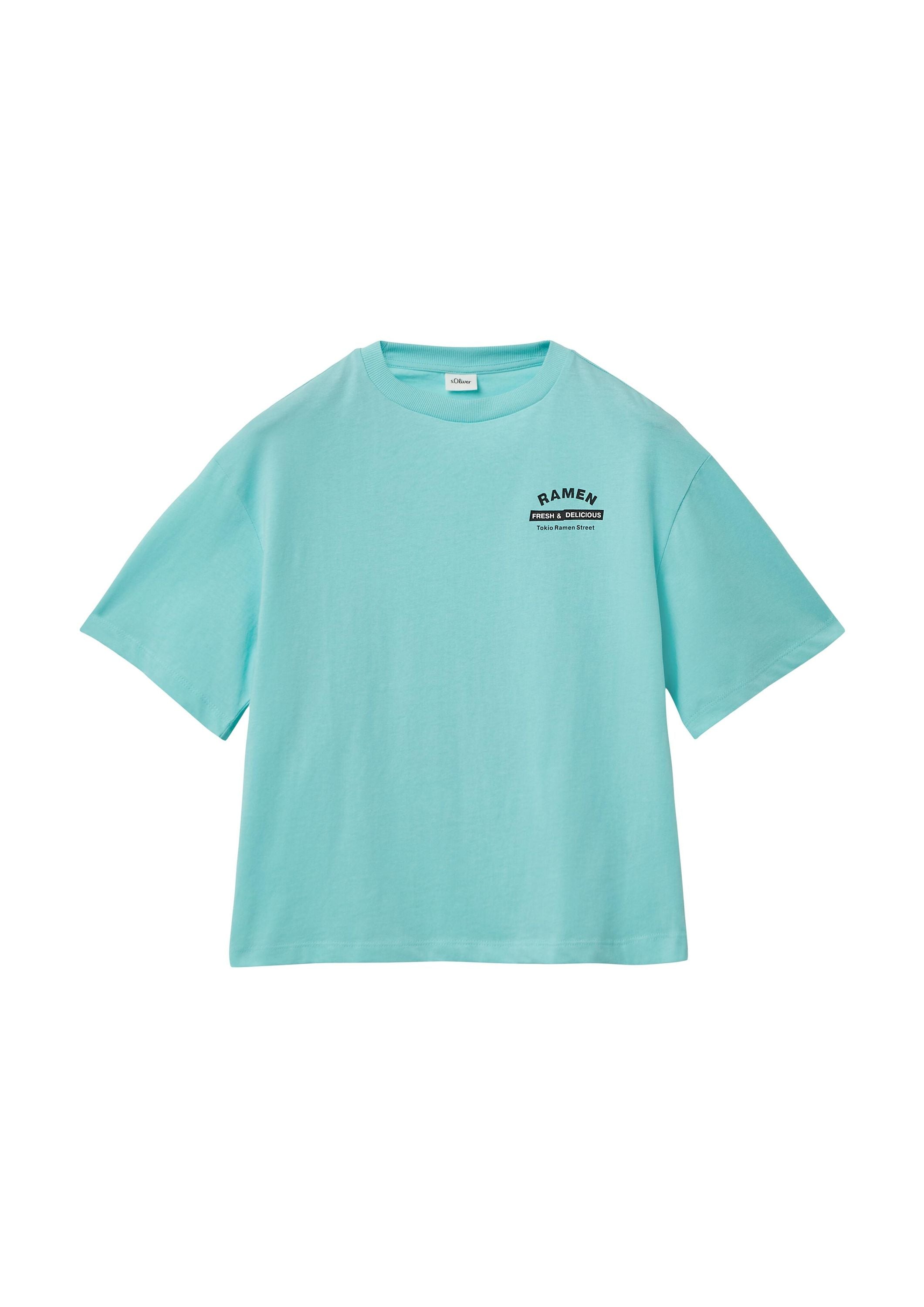 T-Shirt - 6115-BLUE GREEN - Blau