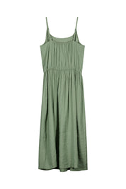 Sommerkleid Midi aus Viskosemix - 7368-GREEN - Grün