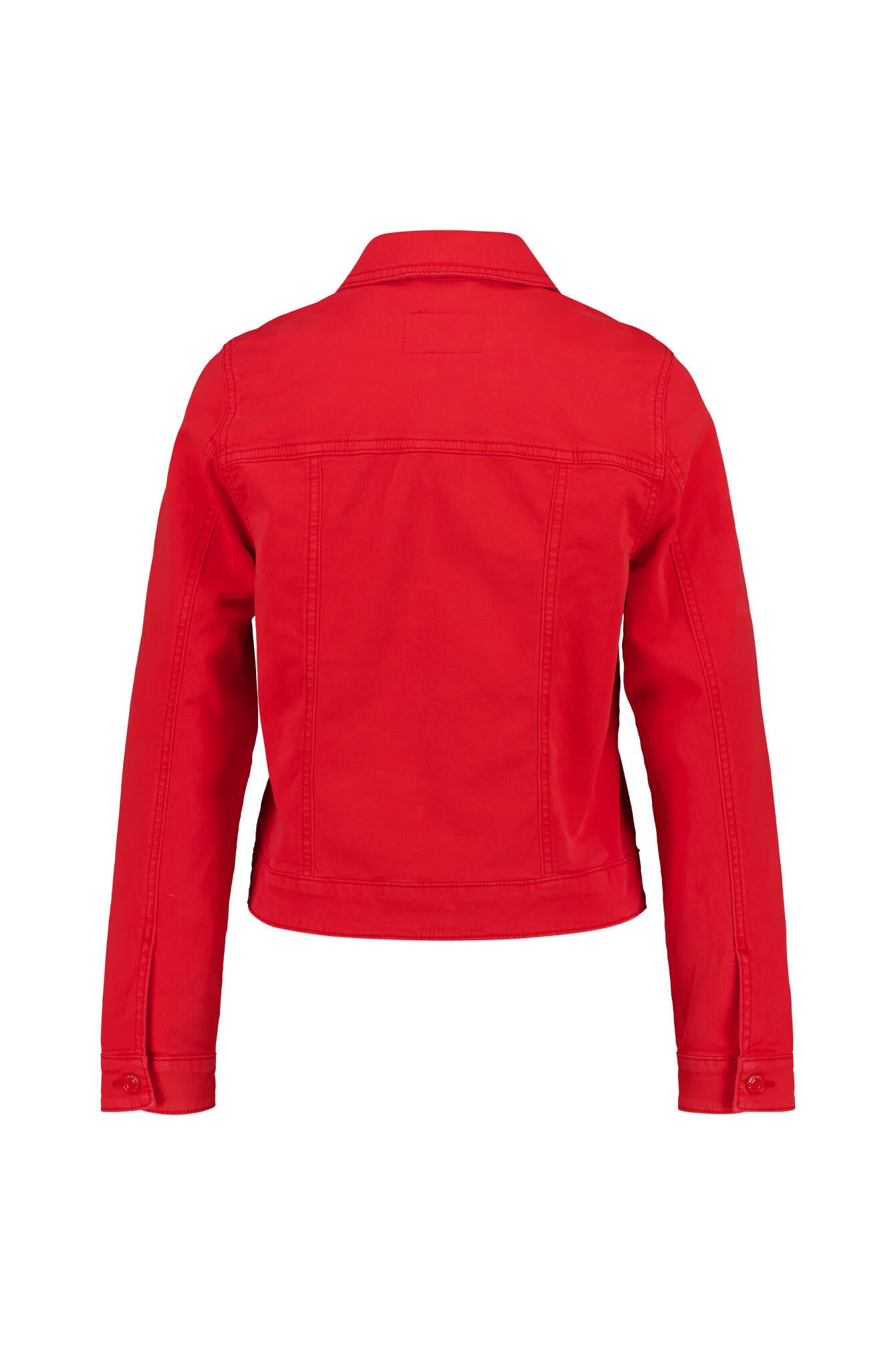 Jeansjacke aus Baumwolle - 30Z8-RED - Rot