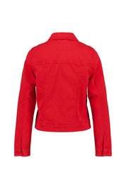 Jeansjacke aus Baumwolle - 30Z8-RED - Rot