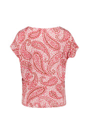 T-Shirt aus Viskose - 33A0-RED - Pink