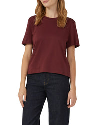 T-Shirt aus Baumwolle - 3902-RED - Rot