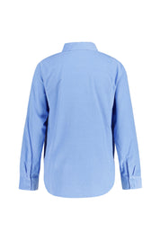 Cord-Bluse aus Baumwolle - 5141-BLUE - Blau
