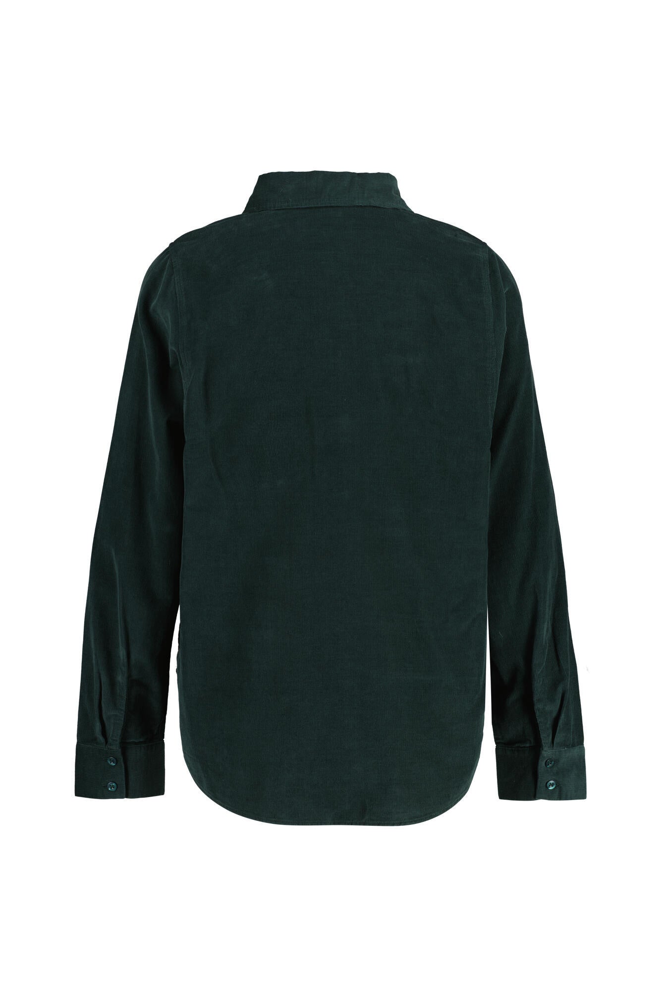 Cord-Bluse aus Baumwolle - 6933-BLUE GREEN - Grün