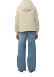 Wendeweste mit Teddyfell - 8001-BROWN - Creme