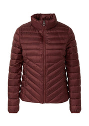 Steppjacke mit Stehkragen - 6933-BLUE GREEN - Rot