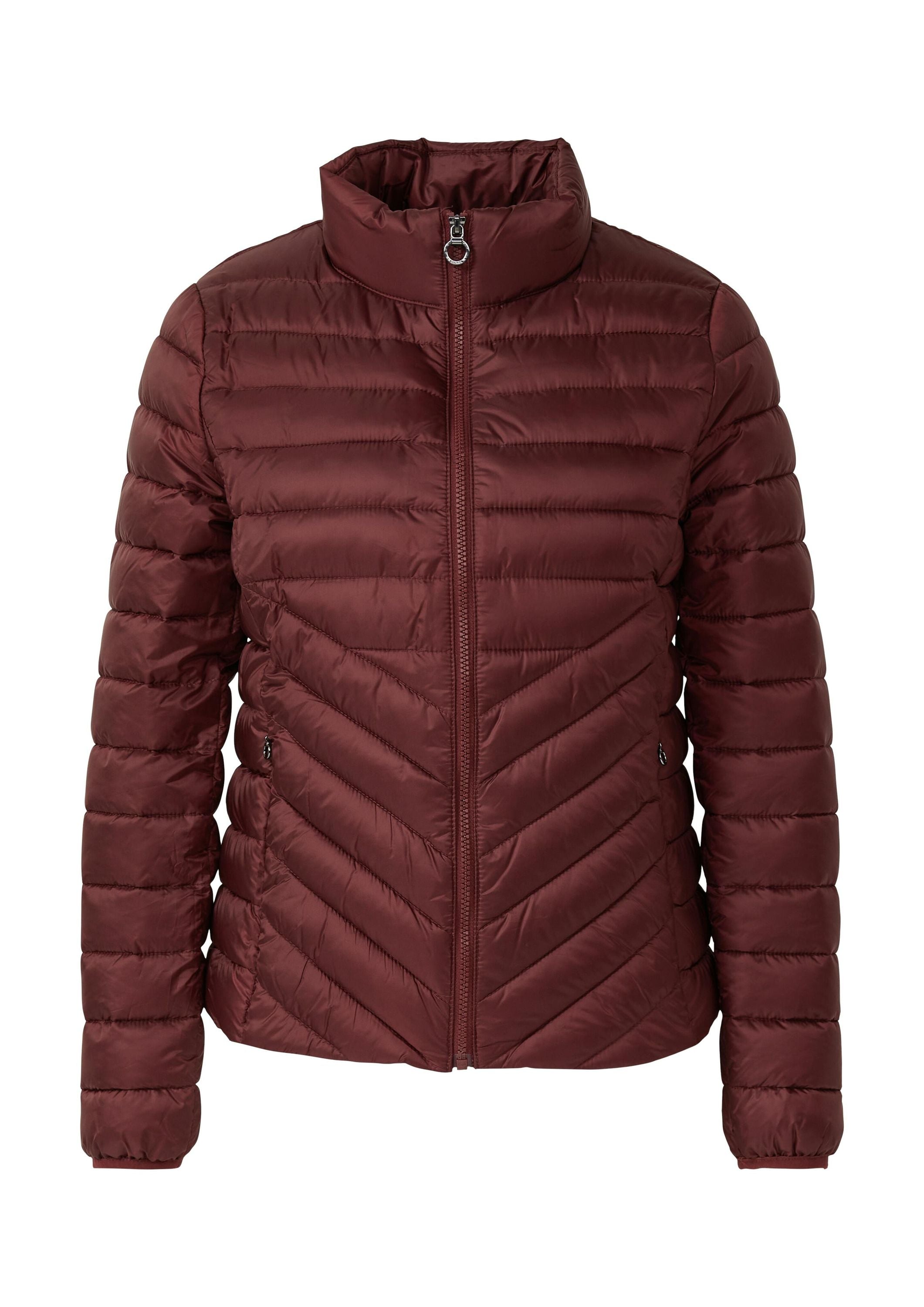 Steppjacke mit Stehkragen - 6933-BLUE GREEN - Rot