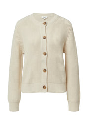 Strickjacke mit Knöpfen - 0805-WHITE - Weiß