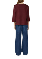 Sweatshirt Relaxed Fit - 3902-RED - Rot