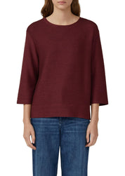 Sweatshirt Relaxed Fit - 3902-RED - Rot