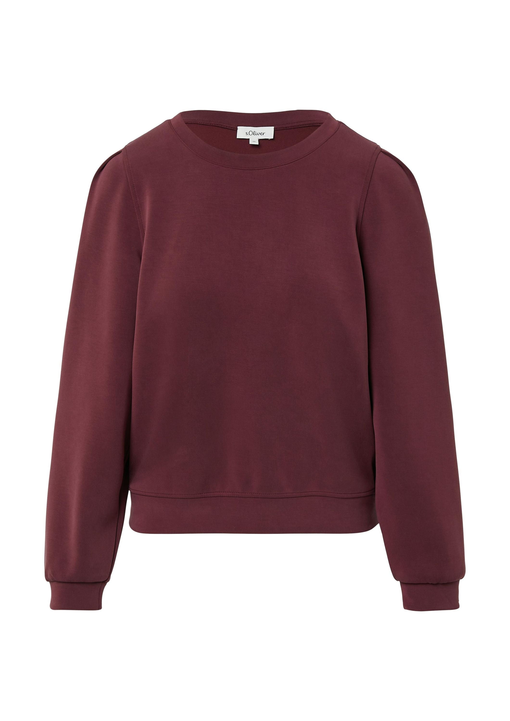 Sweatshirt aus Modalmix - 3902-RED - Rot