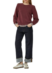 Sweatshirt aus Modalmix - 3902-RED - Rot