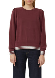 Sweatshirt aus Modalmix - 3902-RED - Rot