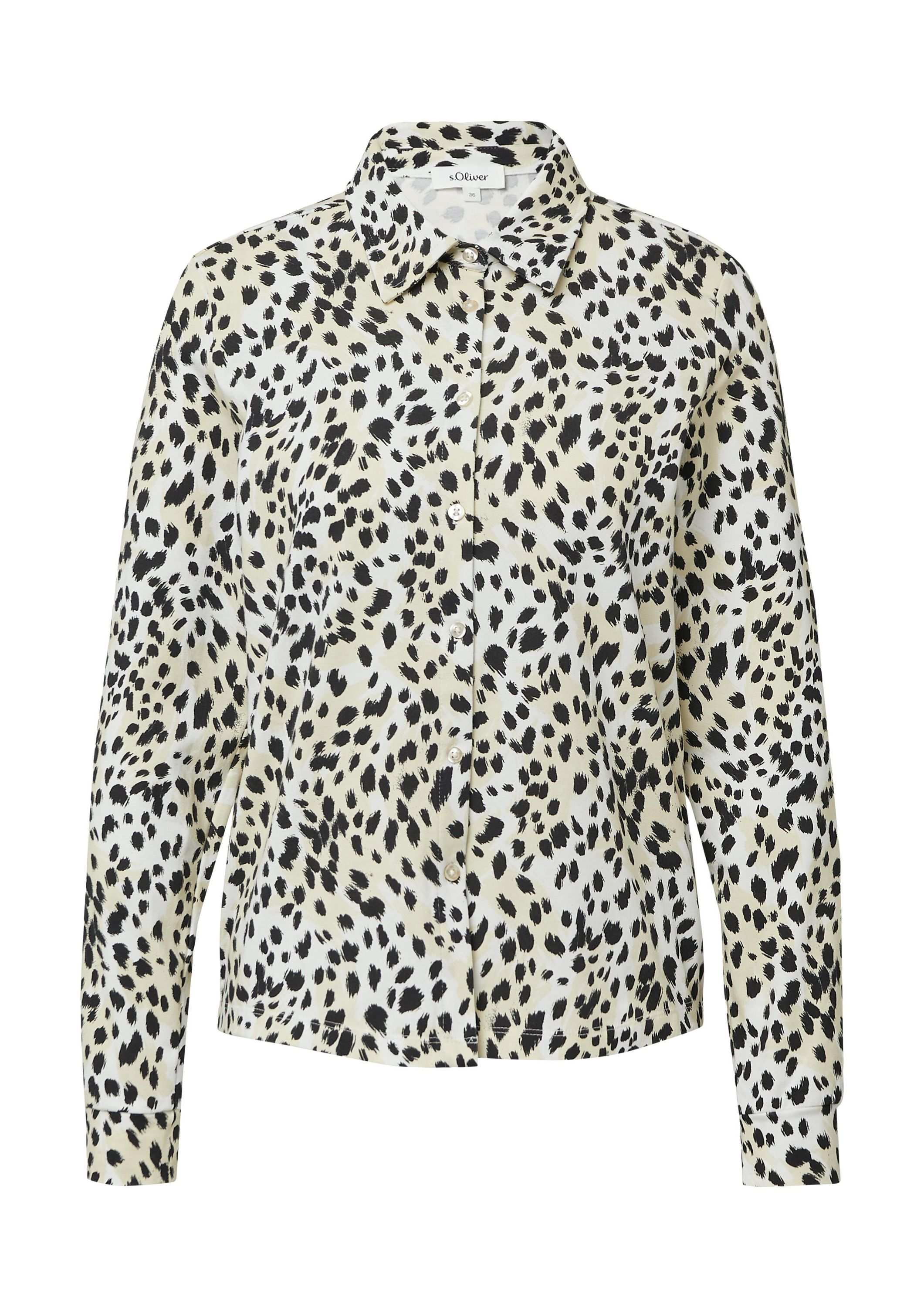 Bluse Regular Fit - 02A2-WHITE - Weiß