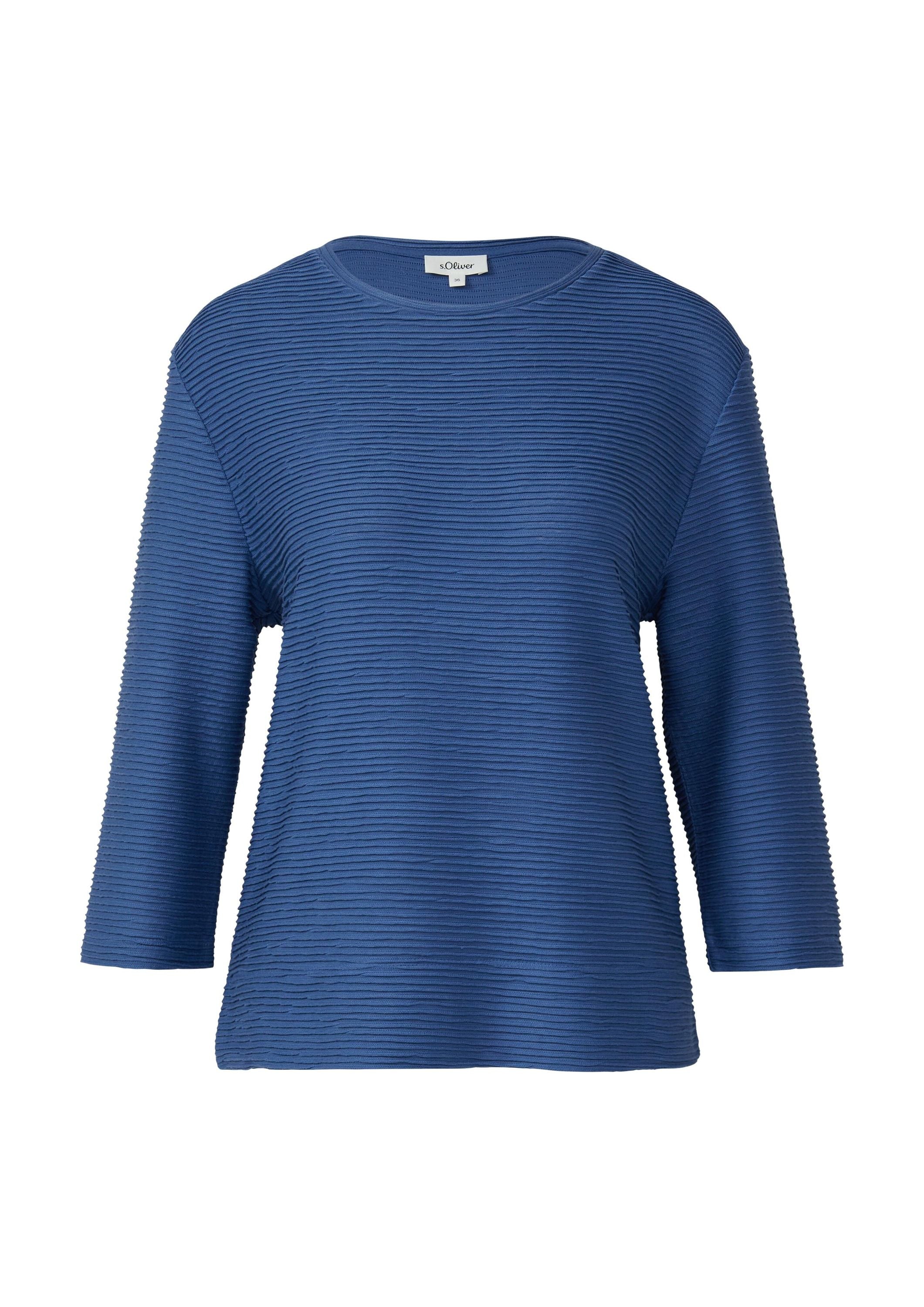 Sweatshirt Relaxed Fit - 5527-BLUE - Blau