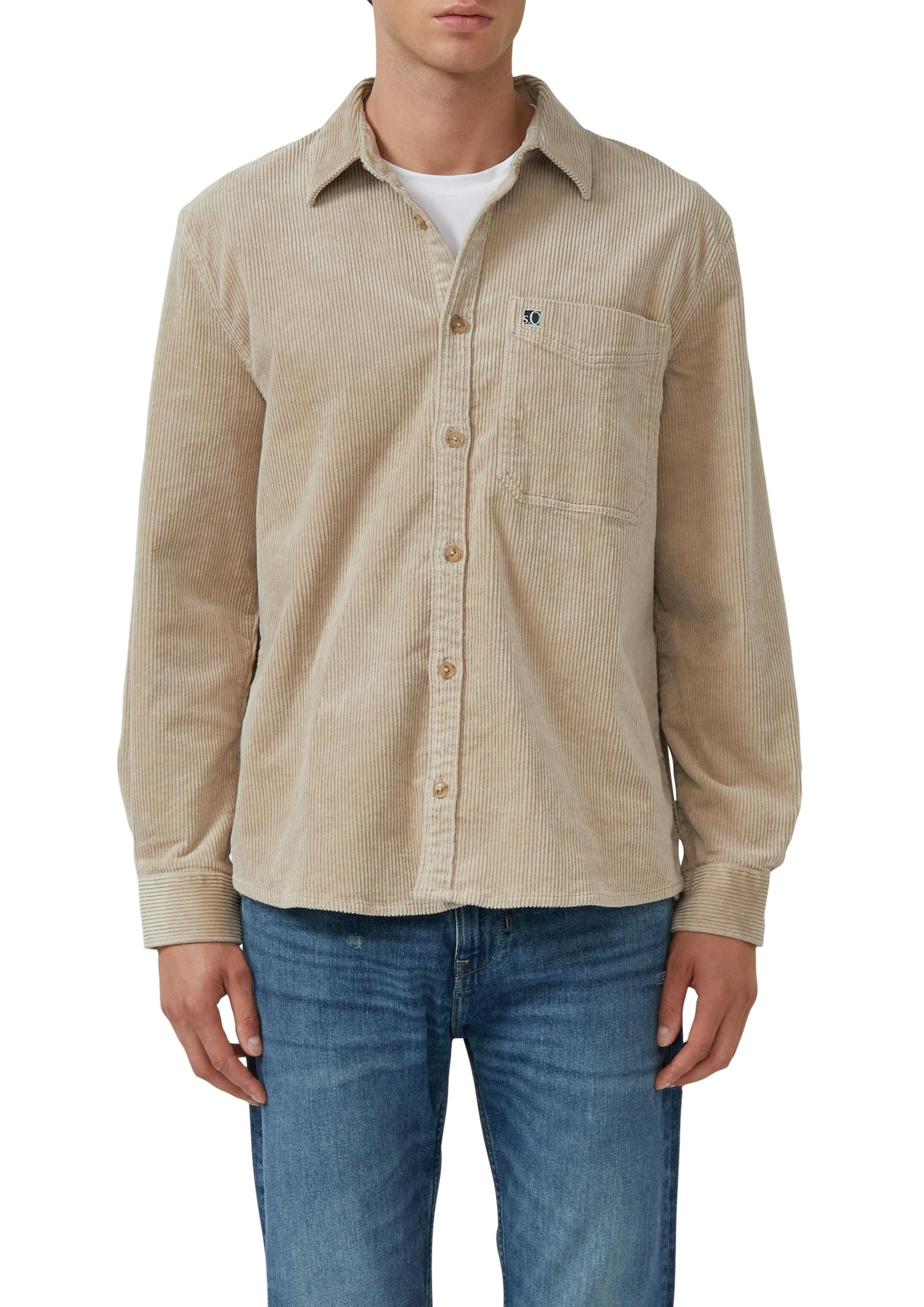 Overshirt aus Baumwolle - 8161-BROWN - Beige