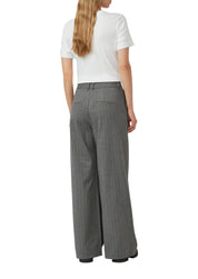 Nadelstreifenhose Wide Leg - 98H0-GREY/BLACK - Grau