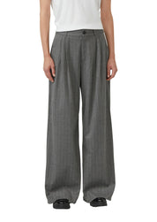 Nadelstreifenhose Wide Leg - 98H0-GREY/BLACK - Grau