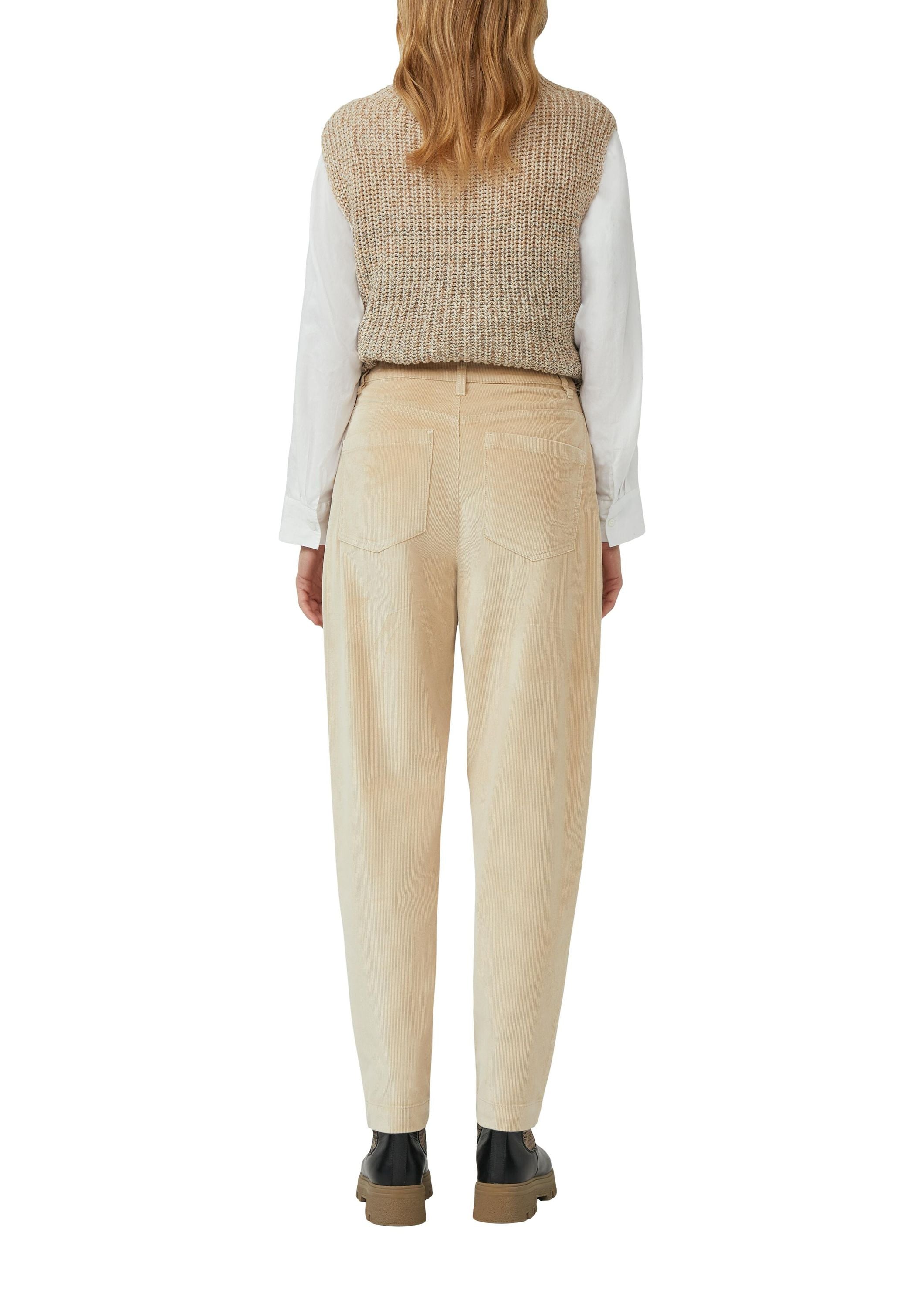 Cordhose Barrel Fit - 8401-BROWN - Beige