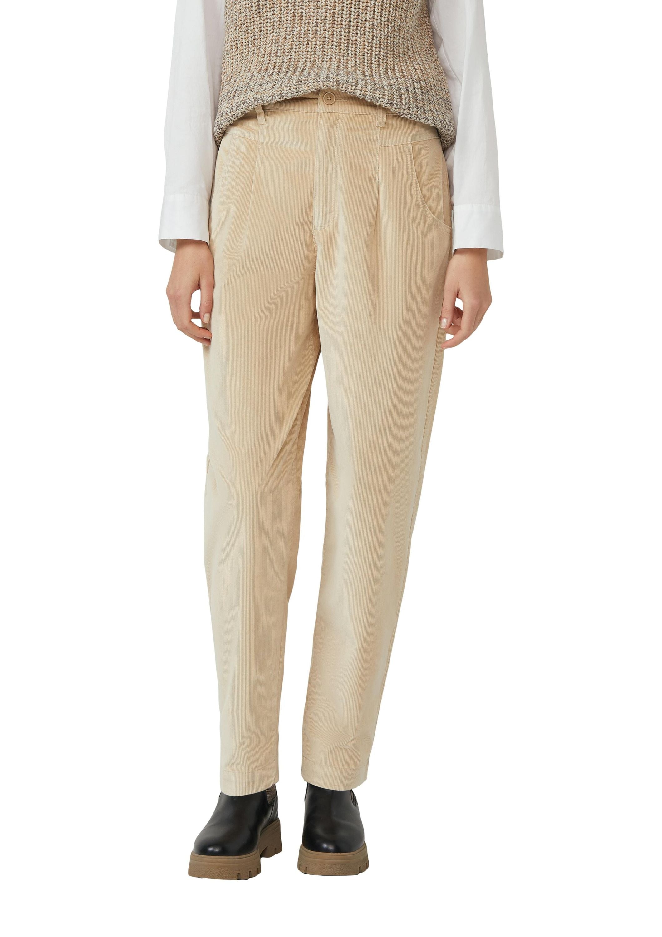 Cordhose Barrel Fit - 8401-BROWN - Beige