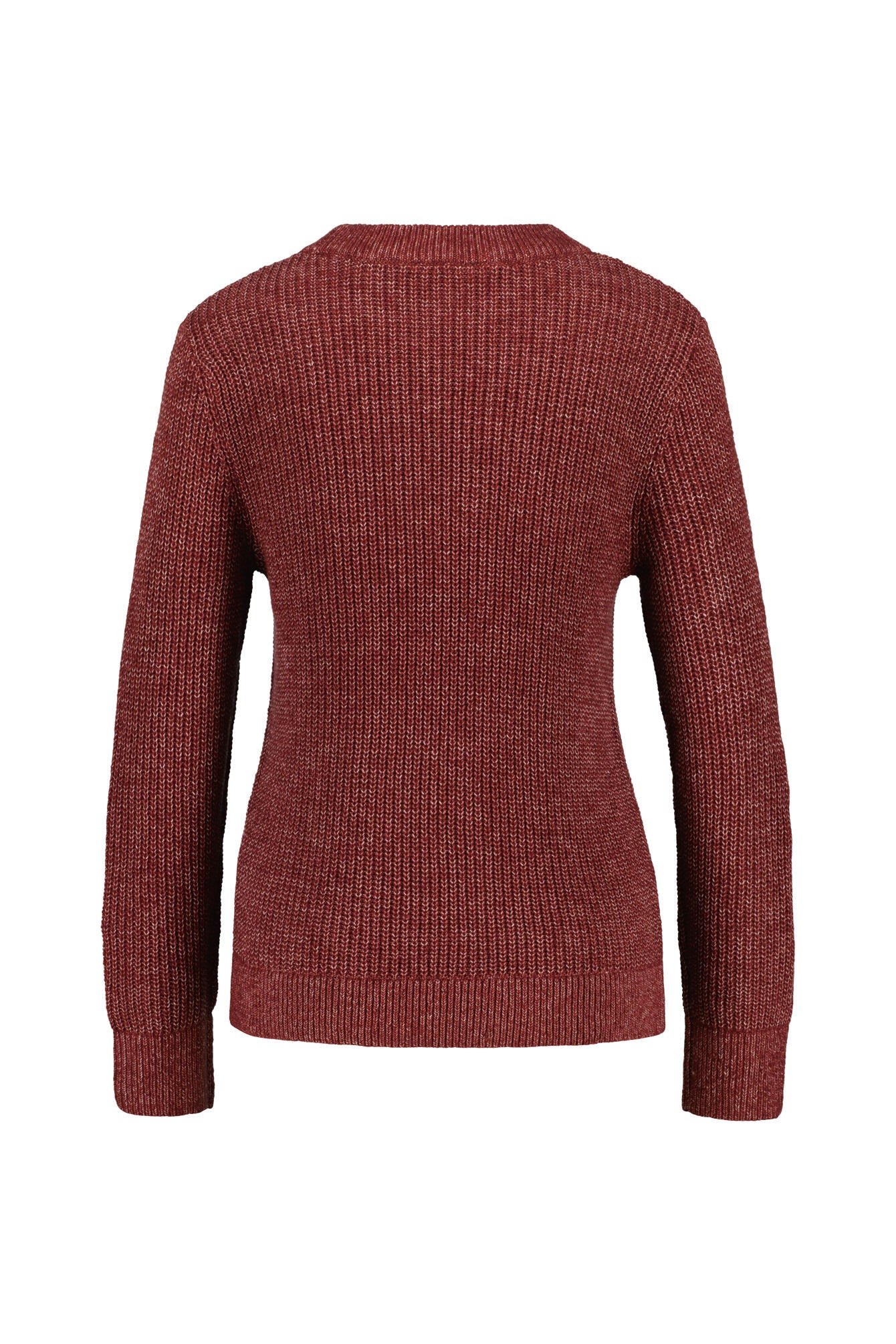 Strickpullover aus Baumwollmix - 3902-RED - Rot
