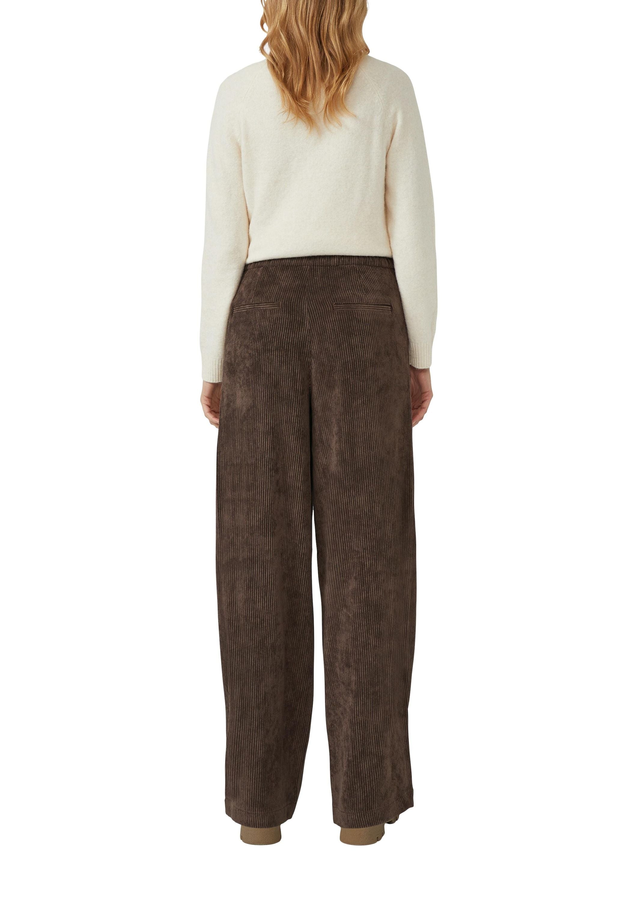 Cordhose Relaxed Fit - 8945-BROWN - Braun