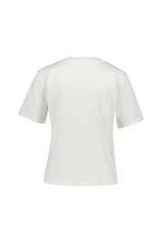 T-Shirt aus Baumwolle - 02D0-WHITE - Weiß