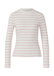 Langarmshirt gestreift in Slim Fit - 41G9-LILAC/PINK - Pink