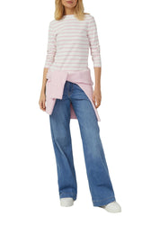 Langarmshirt gestreift in Slim Fit - 41G9-LILAC/PINK - Pink