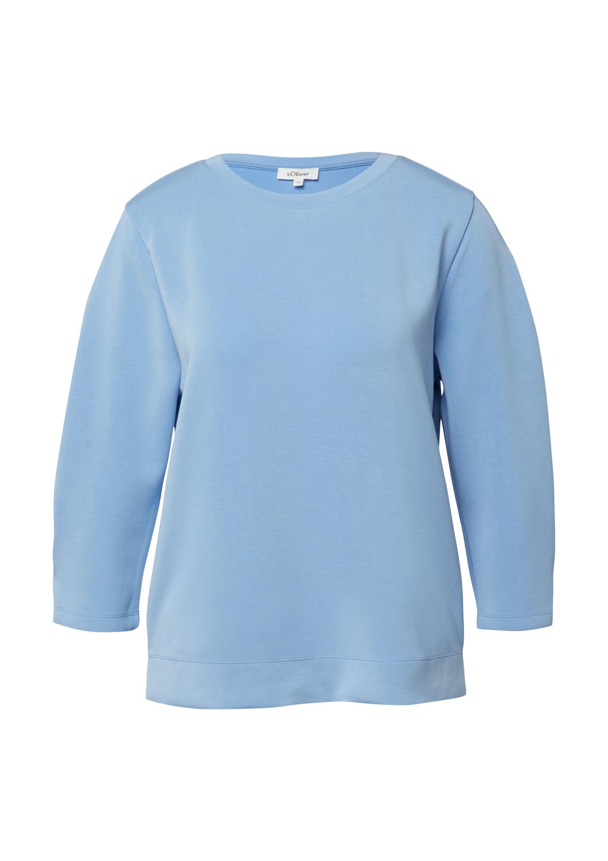 Sweatshirt aus Modalmix - 5141-BLUE - Blau