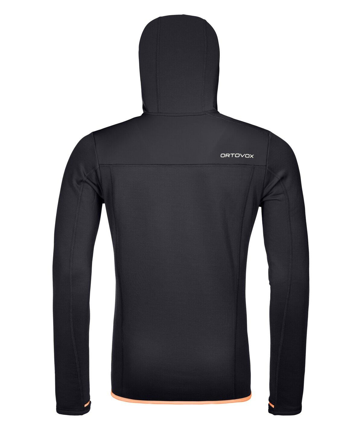 Fleecejacke mit Kapuze - 90201-black raven - Schwarz