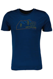 T-Shirt - 55901-petrol blue - Blau