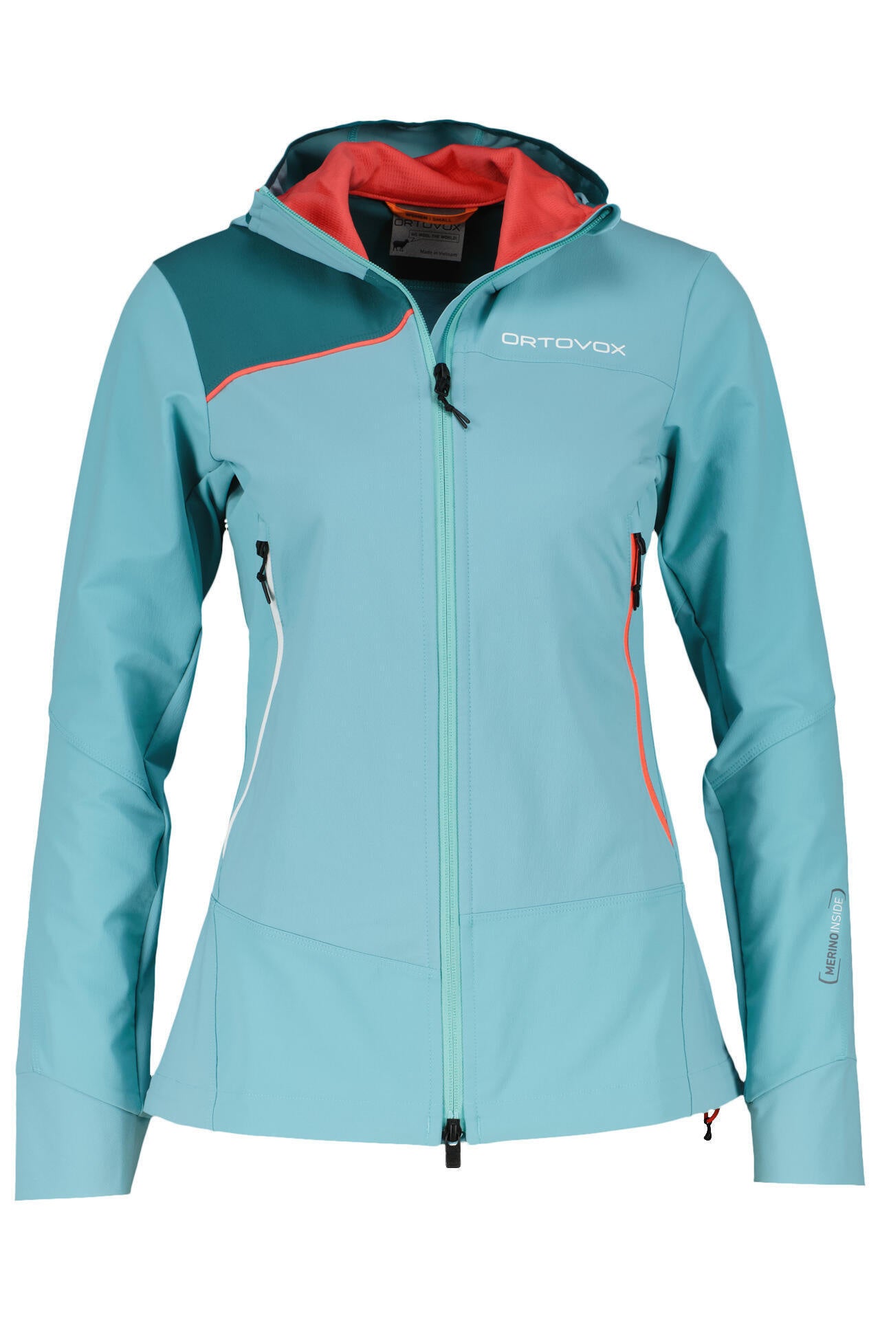 Funktionsjacke Pala Hooded Jacket - 61301-ice waterfall - Blau