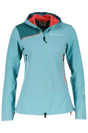 Funktionsjacke Pala Hooded Jacket - 61301-ice waterfall - Blau