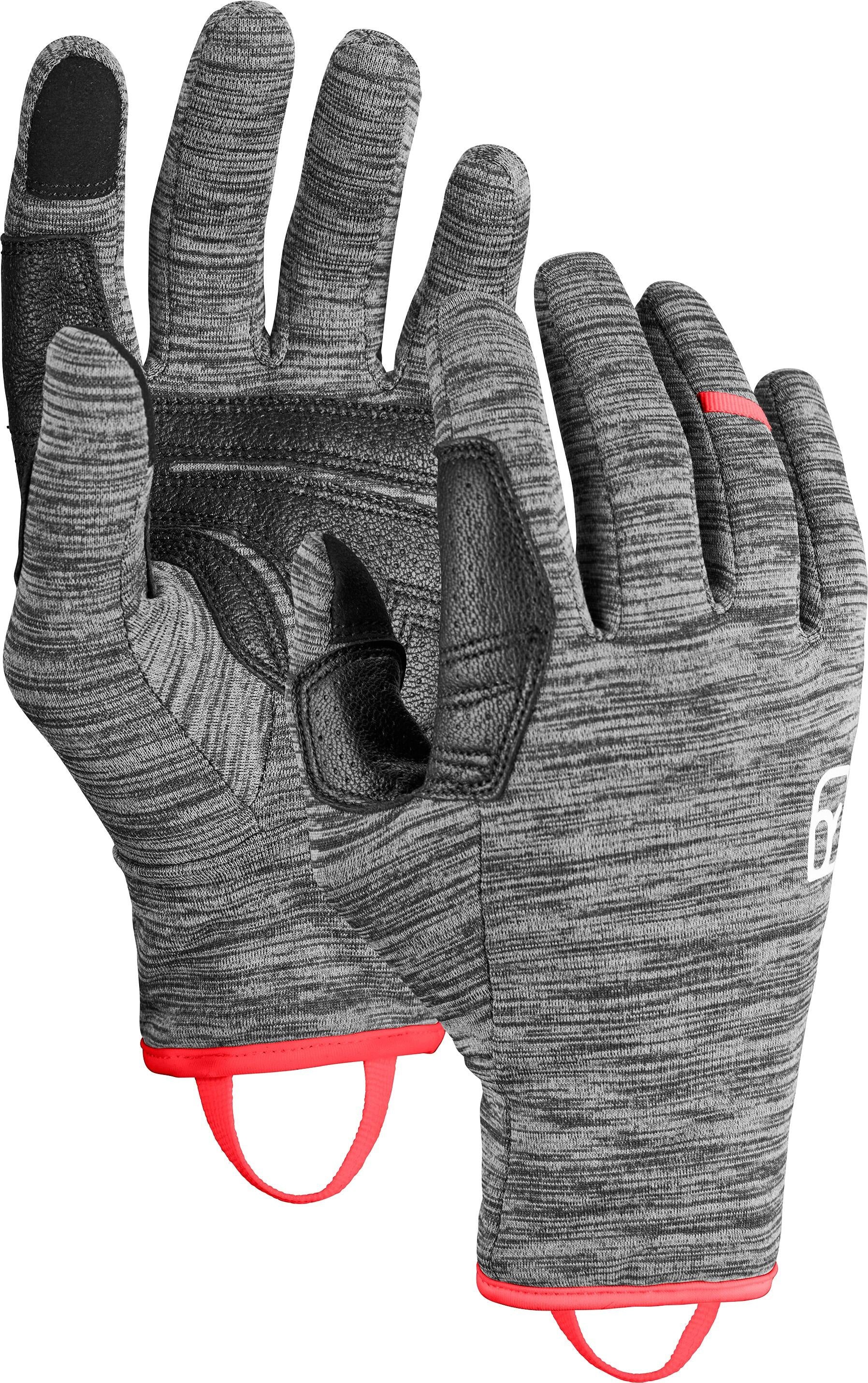 Fleece Light Glove - 91501-black steel blend - Grau