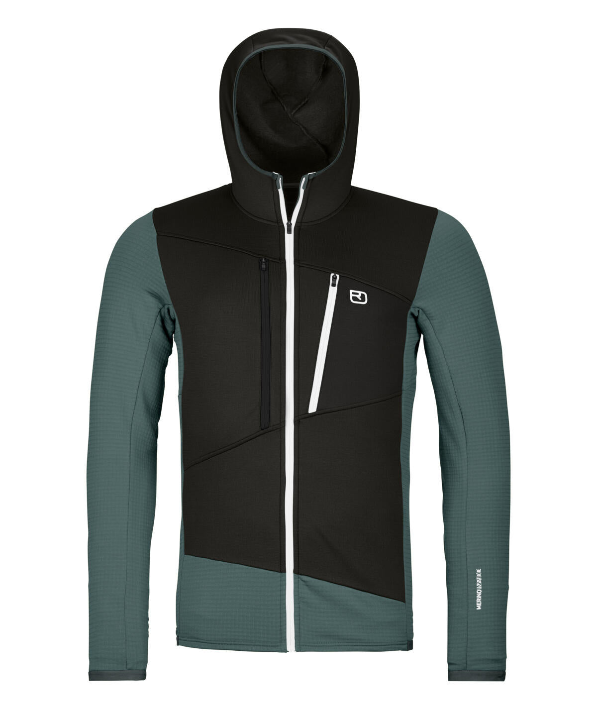 Unterziehjacke mit Kapuze - 87801-dark arctic grey - Grau