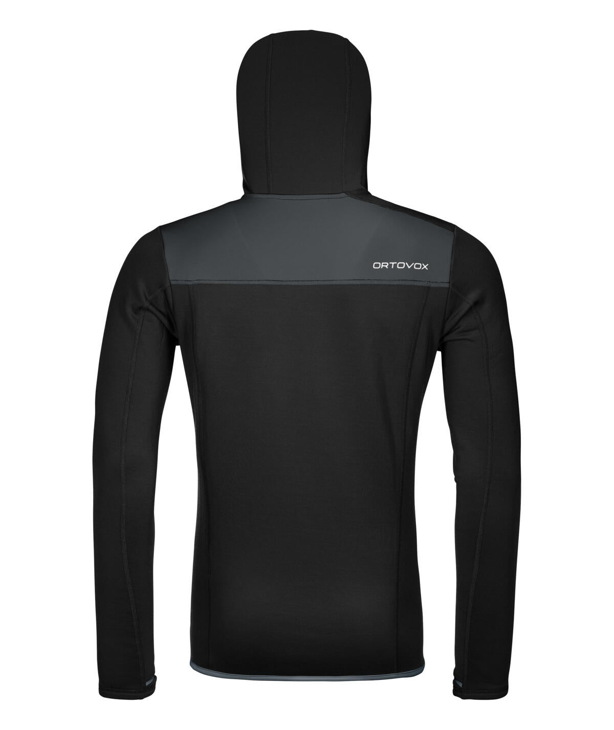 Fleecejacke mit Kapuze - 90202-black raven - Schwarz