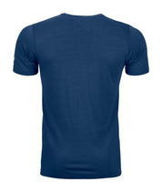 T-Shirt aus Wollmix - 54201-deep ocean - Blau