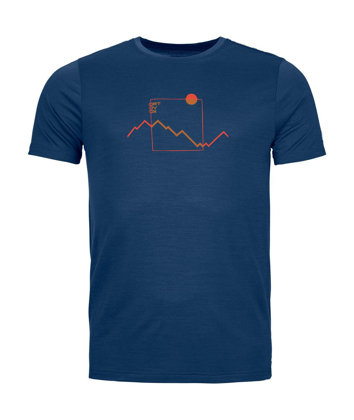 T-Shirt aus Wollmix - 54201-deep ocean - Blau