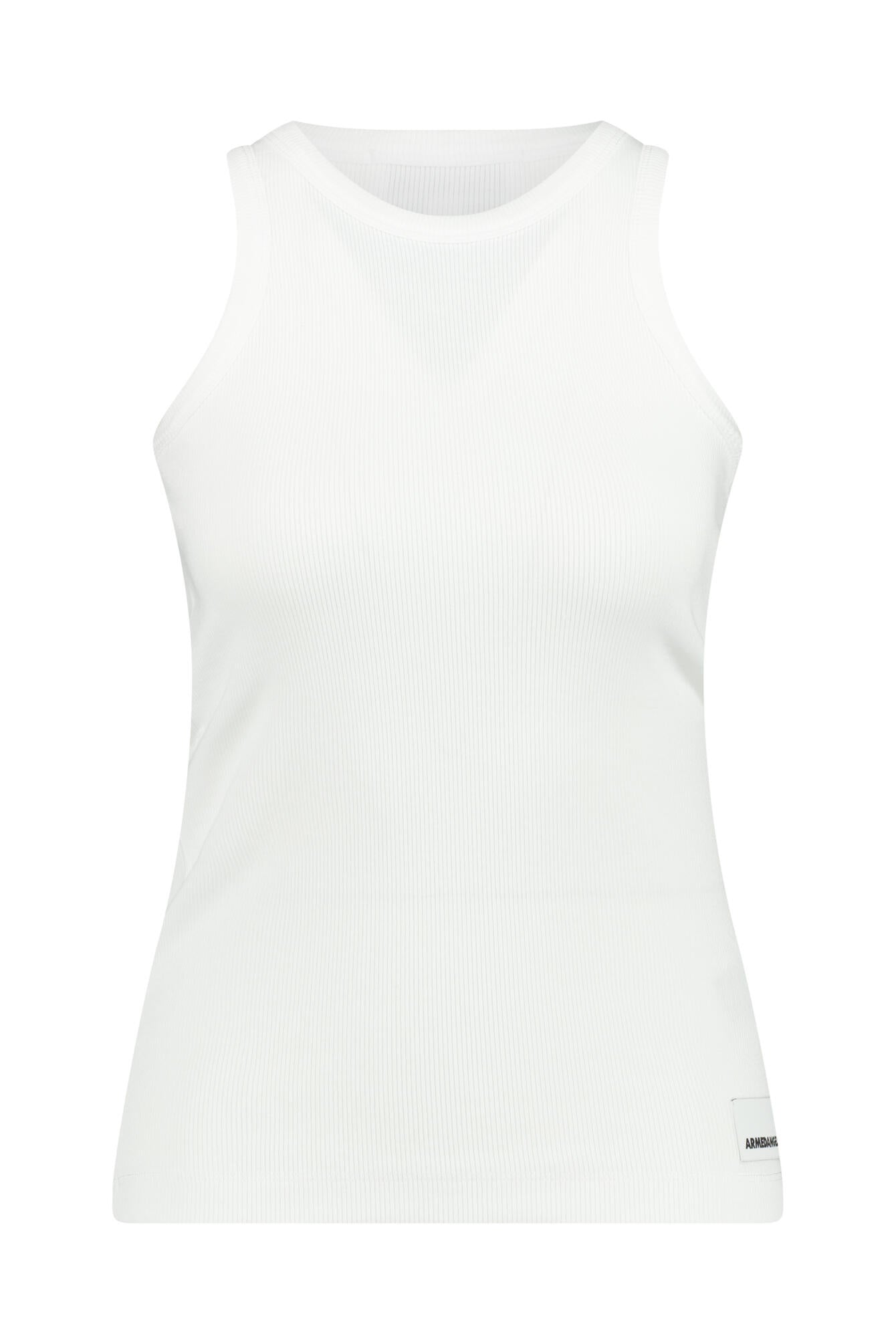 Geripptes Tanktop - 188-white - Weiß