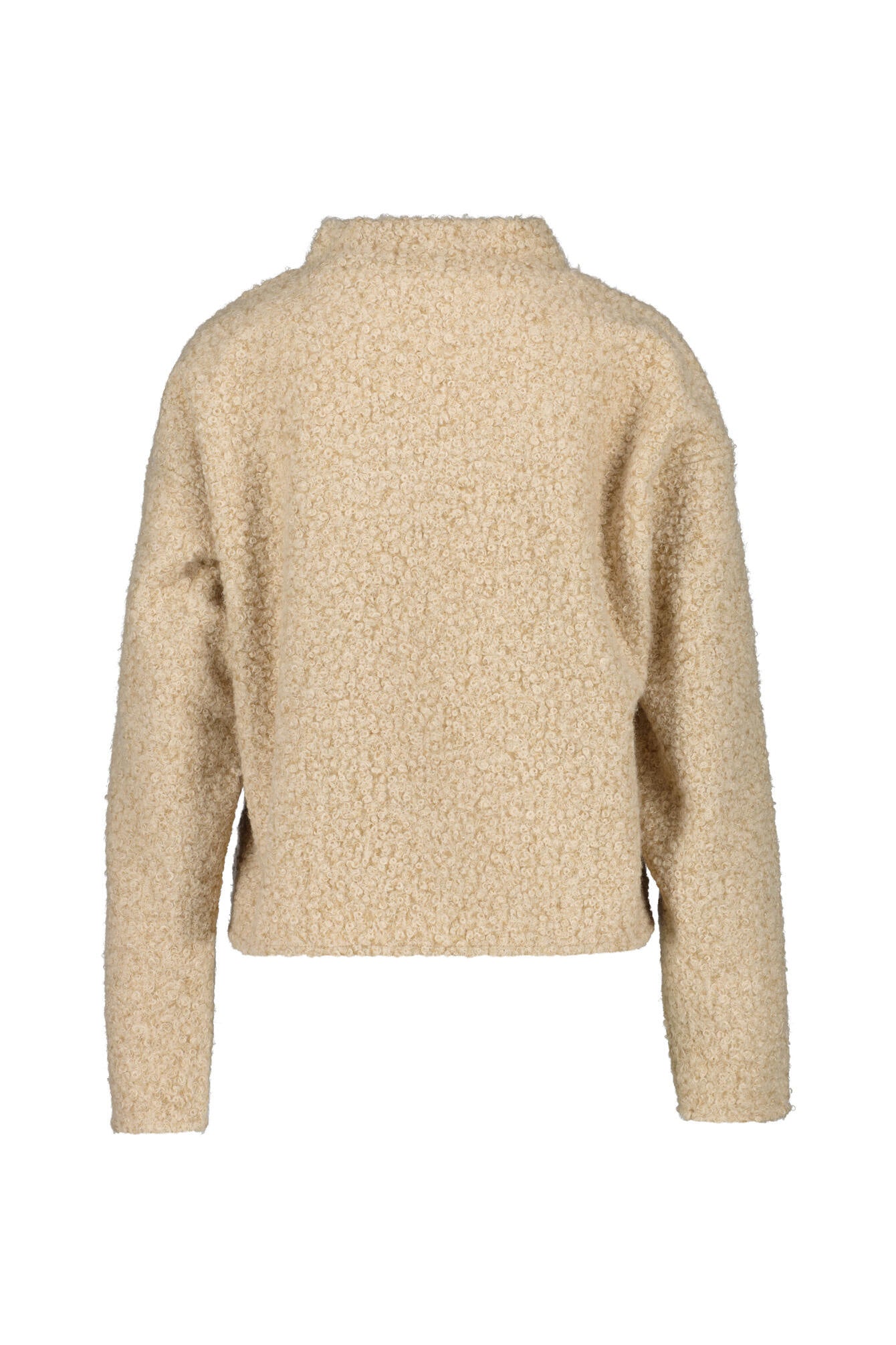 Strickpullover in Bouclé-Optik - 2088-macadamia - Beige