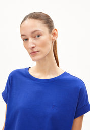 T-Shirt aus Bio-Baumwolle - 2142-dynamo blue - Blau