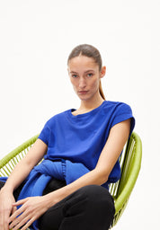 T-Shirt aus Bio-Baumwolle - 2142-dynamo blue - Blau