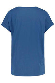 T-Shirt aus Bio-Baumwolle - 2142-dynamo blue - Blau