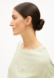 T-Shirt aus Bio-Baumwolle - 2675-pastel green - Grün
