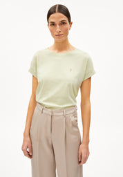 T-Shirt aus Bio-Baumwolle - 2675-pastel green - Grün