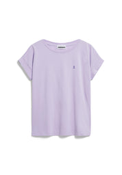 T-Shirt aus Bio-Baumwolle - 2680-lavender light - Violett